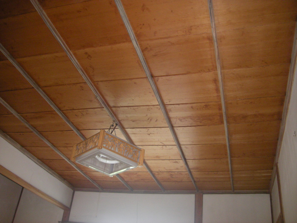 和室の天井改修工事